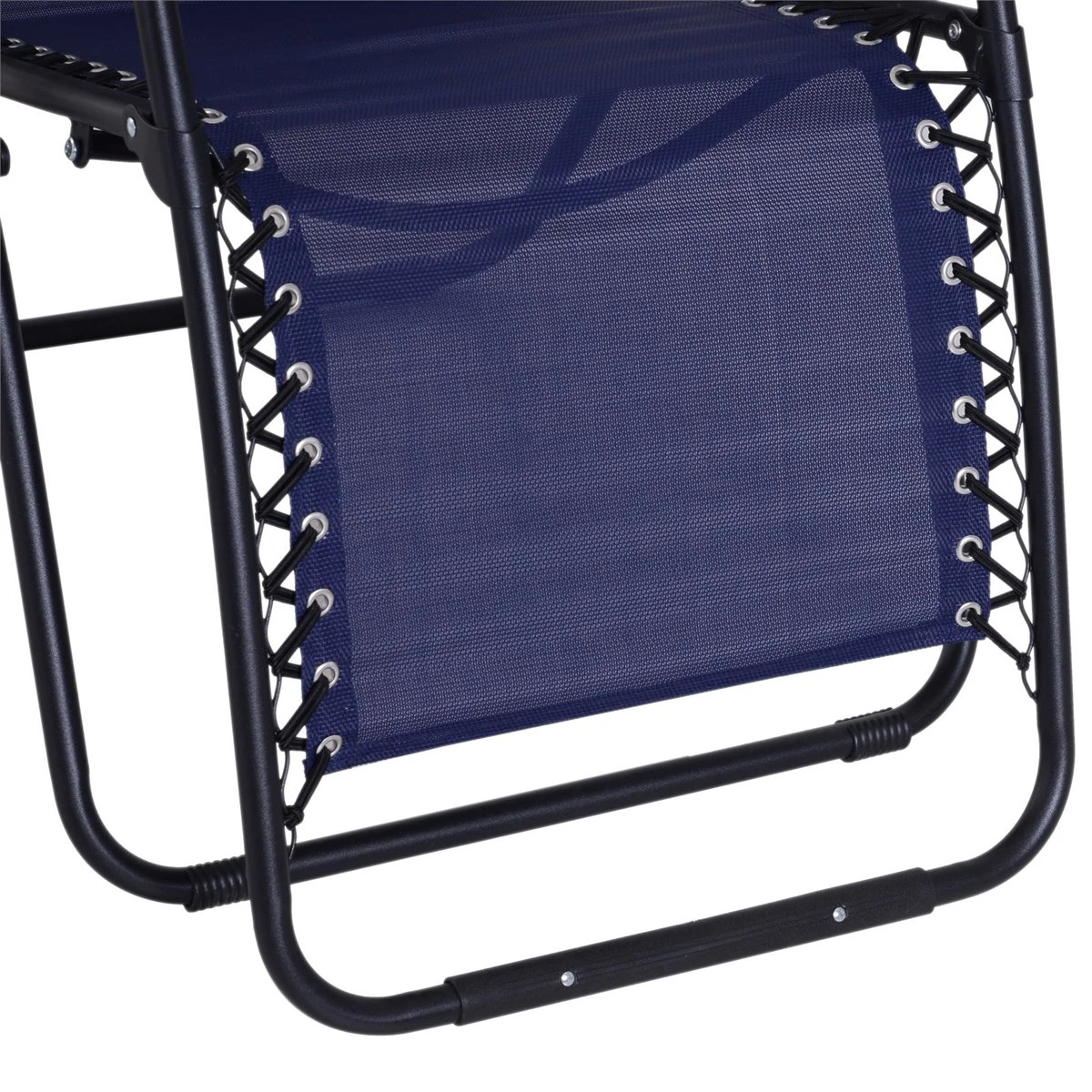 Outsunny Tumbona Plegable De Jardín Silla Gravedad Cero Sillón De Playa Relajante Texteline Marco Acero Carga 120kg 90x65x110 Cm Azul 9 Outsunny Tumbona Plegable De Jardín Silla Gravedad Cero Sillón De Playa Relajante Texteline Marco Acero Carga 120kg 90x65x110 Cm Azul - Imagen 7