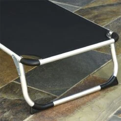 Outsunny Tumbona Plegable Reclinable De Aluminio Con Reposacabezas Extraíble Y Respaldo Transpirable Ajustable En 4 Posiciones Para Jardín Terraza Camping Exterior 170x60x76 Cm Negro -OUTSUNNY TIENDA b36d75920fe833e9f1e82a90b8d082bbb214faaf 9976f3652f2848c9a65d8ad3a05369de