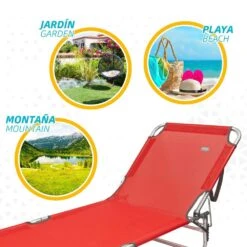 Tumbona De Playa Plegable Con Respaldo Reclinable Aktive Beach -OUTSUNNY TIENDA b39f4564347f49ec819f43b1d6a4c0448dbe895d 4f05f79871fb4368ae407a0b6da9320b