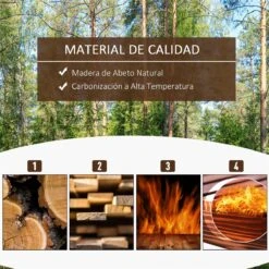 Outsunny Huerto Urbano Jardinera Macetero De Madera Arriate De Jardín Rectangular Con Patas Para Flores Plantas Cultivos 100x36,5x36 Cm Marrón -OUTSUNNY TIENDA b5044dd8485618508eba7f563b0f37acc88f38b7 8f4e54fb0322441eade06385125e00d5