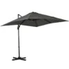 Outsunny Sombrilla De Jardín De Aluminio 245x245x245 Cm Parasol Excéntrico Con Manivela Giratorio 360° Inclinación De 5 Niveles Tela Desmontable Y Ventilación Para Patio Terraza Gris -OUTSUNNY TIENDA b535b07d463ba3e194297d977ffc6f594c7c45c5 efb49a0304ea406c8b5a0da34242a976