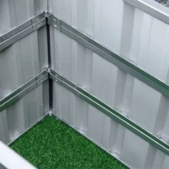 Outsunny Huerto Urbano De 3 Niveles De Jardín Acero 118x118x62 Cm Arriate De Escalera Para Cultivos Plantas Flores Para Terraza Exterior Gris -OUTSUNNY TIENDA b678b36612c5e84b33edb46059c3a2004d28abf4 d76029130fbc4ae8b4ee443f24c76dcb