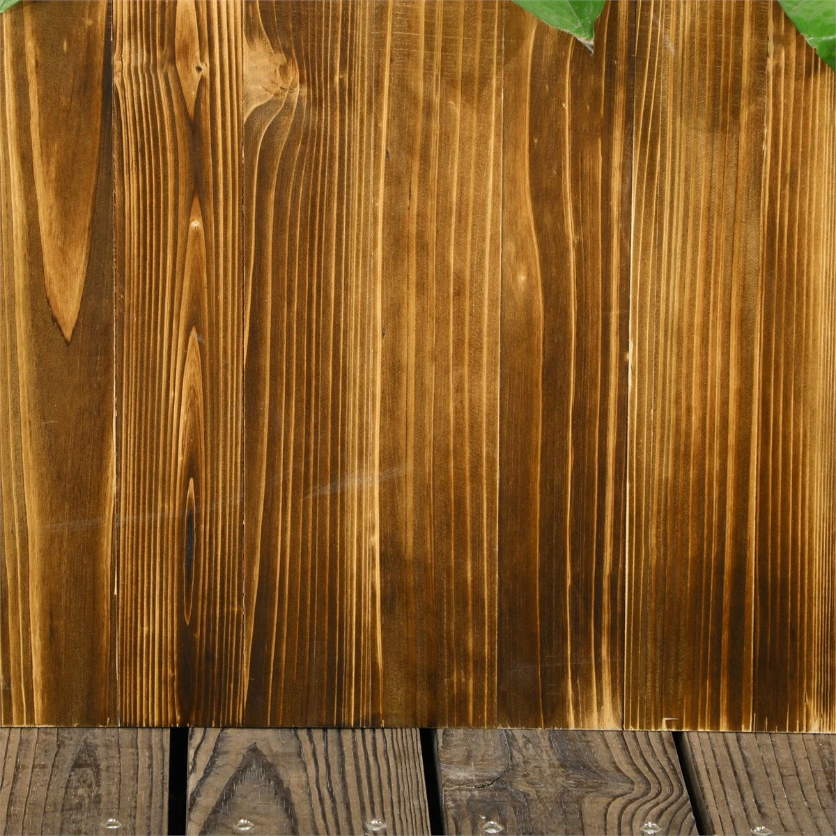 Outsunny Jardinera De Madera Rectangular Macetero De Jardín Con Orificio De Drenaje Y Tela No Tejida Para Plantas Flores Hierbas Para Terraza Patio 80x30x30 Cm Marrón 10 Outsunny Jardinera De Madera Rectangular Macetero De Jardín Con Orificio De Drenaje Y Tela No Tejida Para Plantas Flores Hierbas Para Terraza Patio 80x30x30 Cm Marrón - Imagen 8