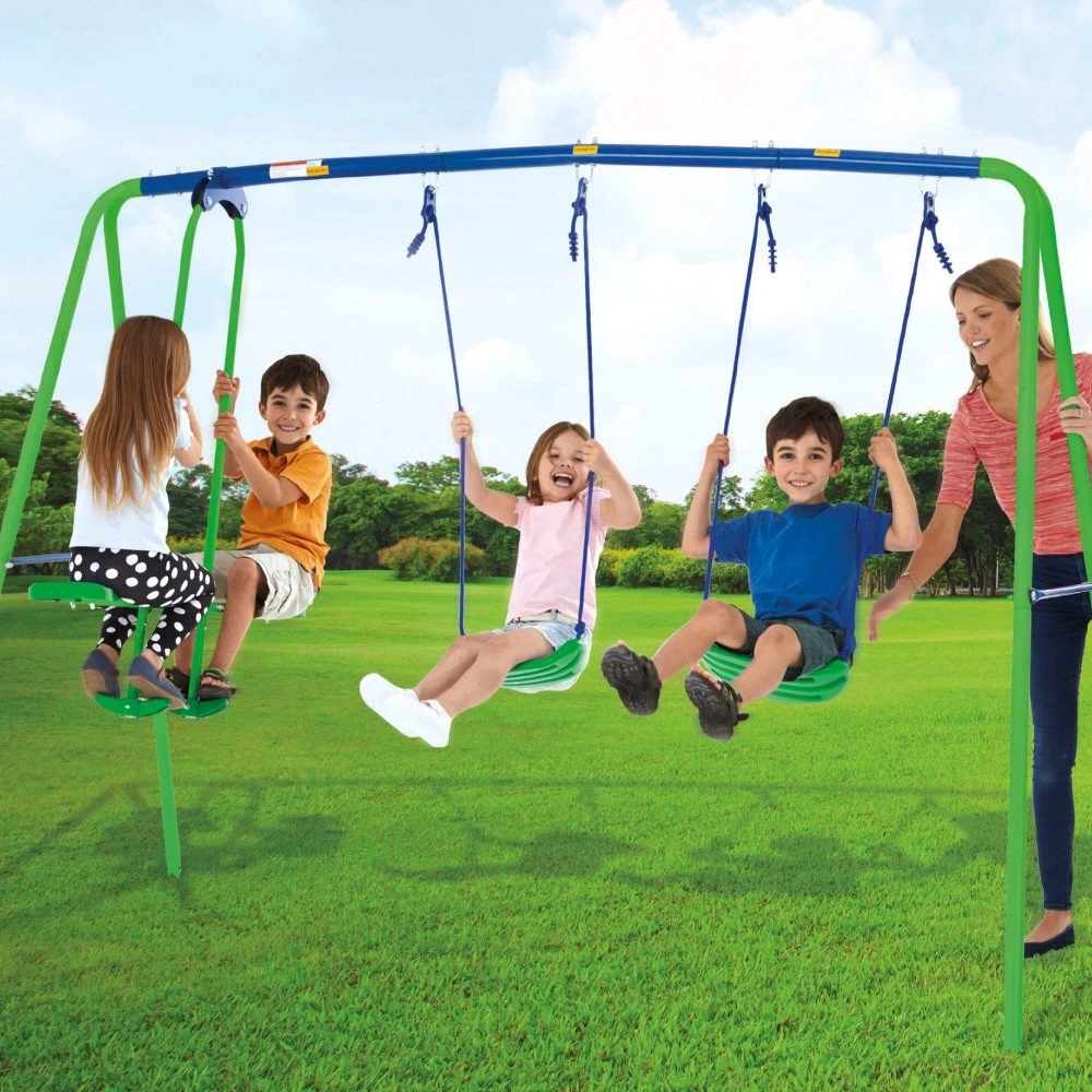 Columpio Doble Con Balancín Aktive Sports 5 Columpio Doble Con Balancín Aktive Sports - Imagen 3