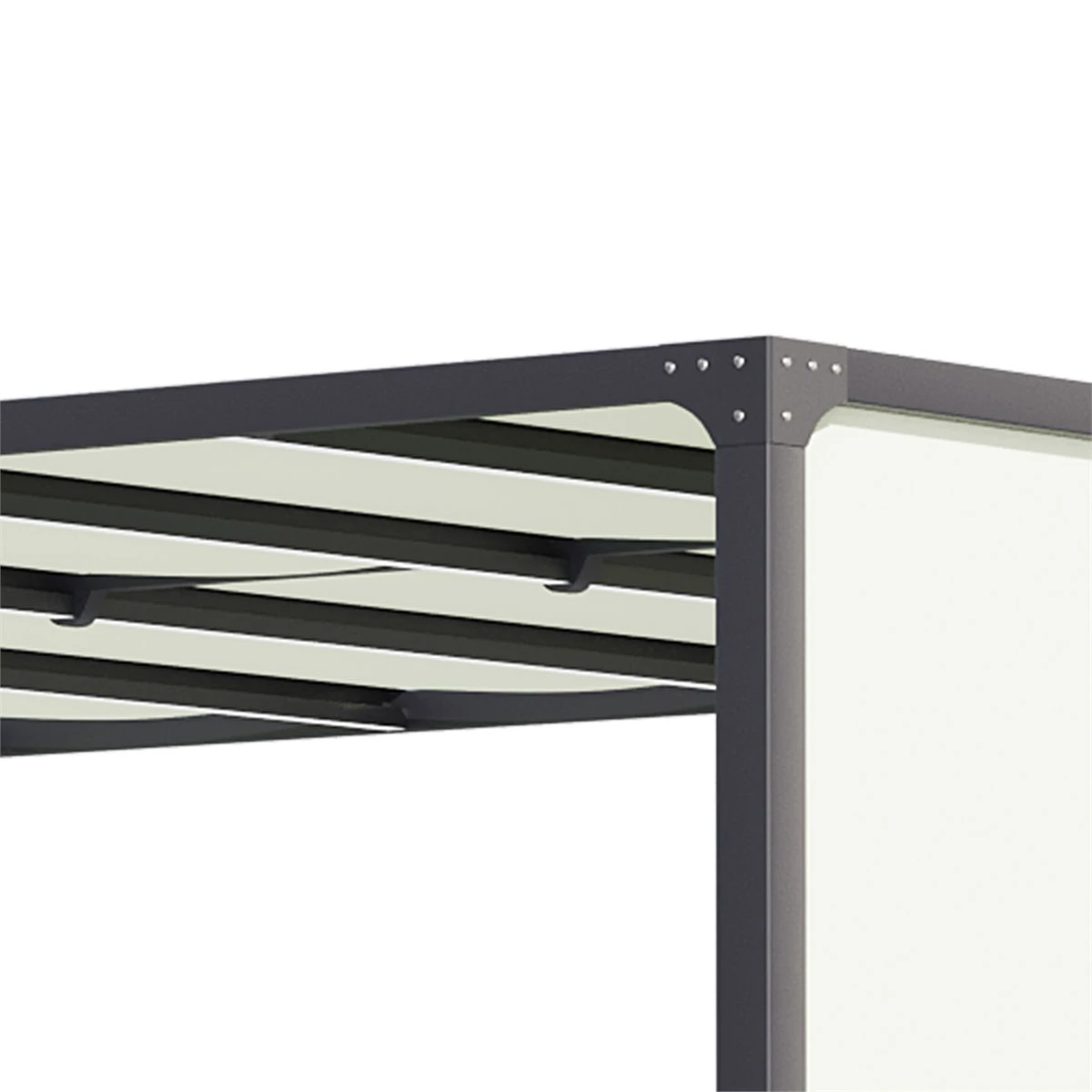 Outsunny Pérgola De Jardín 3x4 M Con Techo Retráctil Cenador Con Luces LED Energía Solar Marco De Acero Carpa Para Patio Terraza Balcón Crema 10 Outsunny Pérgola De Jardín 3x4 M Con Techo Retráctil Cenador Con Luces LED Energía Solar Marco De Acero Carpa Para Patio Terraza Balcón Crema - Imagen 8