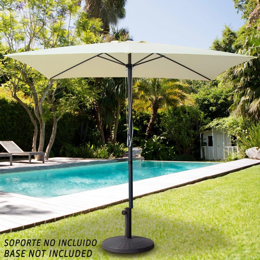 Sombrilla Para Jardín Cuadrada 270x270 Cm C/protección UV50 Aktive 8 Sombrilla Para Jardín Cuadrada 270x270 Cm C/protección UV50 Aktive - Imagen 6