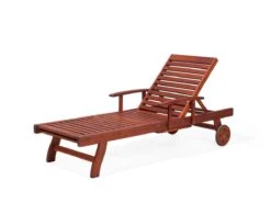 Tumbona De Jardín Madera Con Ruedas Cojín Rayas Azul Beige TOSCANA -OUTSUNNY TIENDA ba2061a51aa1a19d186f9bfb70254862b29bfa44 0d3ac4ba260d41dba9750469c113af07