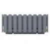 Prosperplast Jardinera Para Balcón BOARDEE FENCYCASE, Dimensiones (mm) 580x180x162, Color Gris Piedra