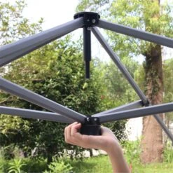 Outsunny Cenador Plegable 2,5x2,5x2,68 M Carpa De Jardín Protección UV 50+ Ajustable En Altura Con 4 Bolsas De Arena Y Bolsa De Transporte Para Camping Fiestas Patio Azul -OUTSUNNY TIENDA bb218e66c19b9f83a853879d91d609d0743ad9b8 40f5da1e7bfc442ab8a9855f6c8cc9c4