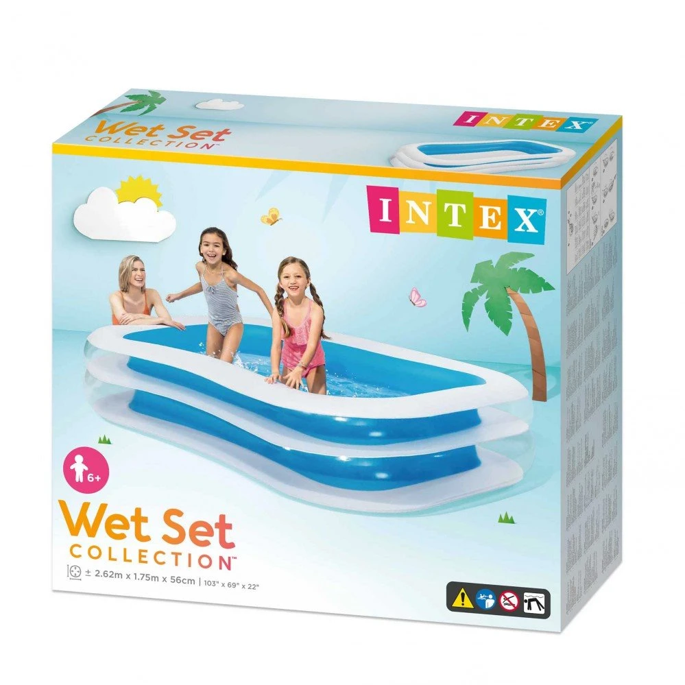 Piscina Hinchable INTEX Rectangular 262x175x56 Cm - 770 L 5 Piscina Hinchable INTEX Rectangular 262x175x56 Cm - 770 L - Imagen 3