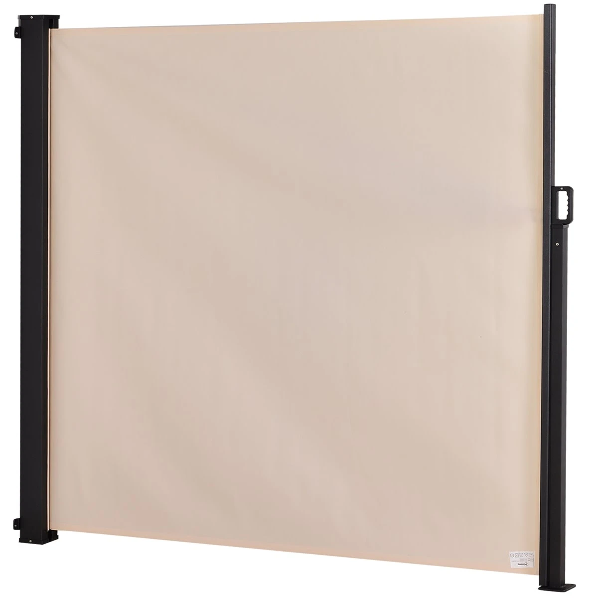 Outsunny Toldo Lateral Retráctil Exterior 350x180cm Pantalla De Privacidad Contra Sol Viento Visión Para Jardín Patio Balcón Tejado Hecho De Aluminio Poliéster Montar Utilizar Fácil Beige 3 Outsunny Toldo Lateral Retráctil Exterior 350x180cm Pantalla De Privacidad Contra Sol Viento Visión Para Jardín Patio Balcón Tejado Hecho De Aluminio Poliéster Montar Utilizar Fácil Beige