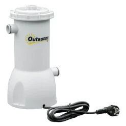 Outsunny Piscina Desmontable Tubular 440x240x122 Cm Piscina Rectangular De Exterior Con Depuradora De Cartucho 4.000 L/H Mangueras Longitud 100 Cm Y Marco De Acero 9760 L Azul -OUTSUNNY TIENDA c18209ea9da710e27b3f6fa9c4e3e8982c41d66c fe061e05cb164ee6a5c07f46b82bab2c