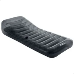 Tumbona Hinchable Premium Gris Para Piscina 211x99 Cm INTEX