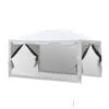 Outsunny Carpa 4x3 M Cenador De Jardín Con Mosquiteras Laterales Doble Techo Y Puertas Con Cremallera Para Exterior Blanco Y Negro -OUTSUNNY TIENDA c52d21011997e3a5afd876505b0d2d301387631b a3cec14965e54ec682af61248984c94f