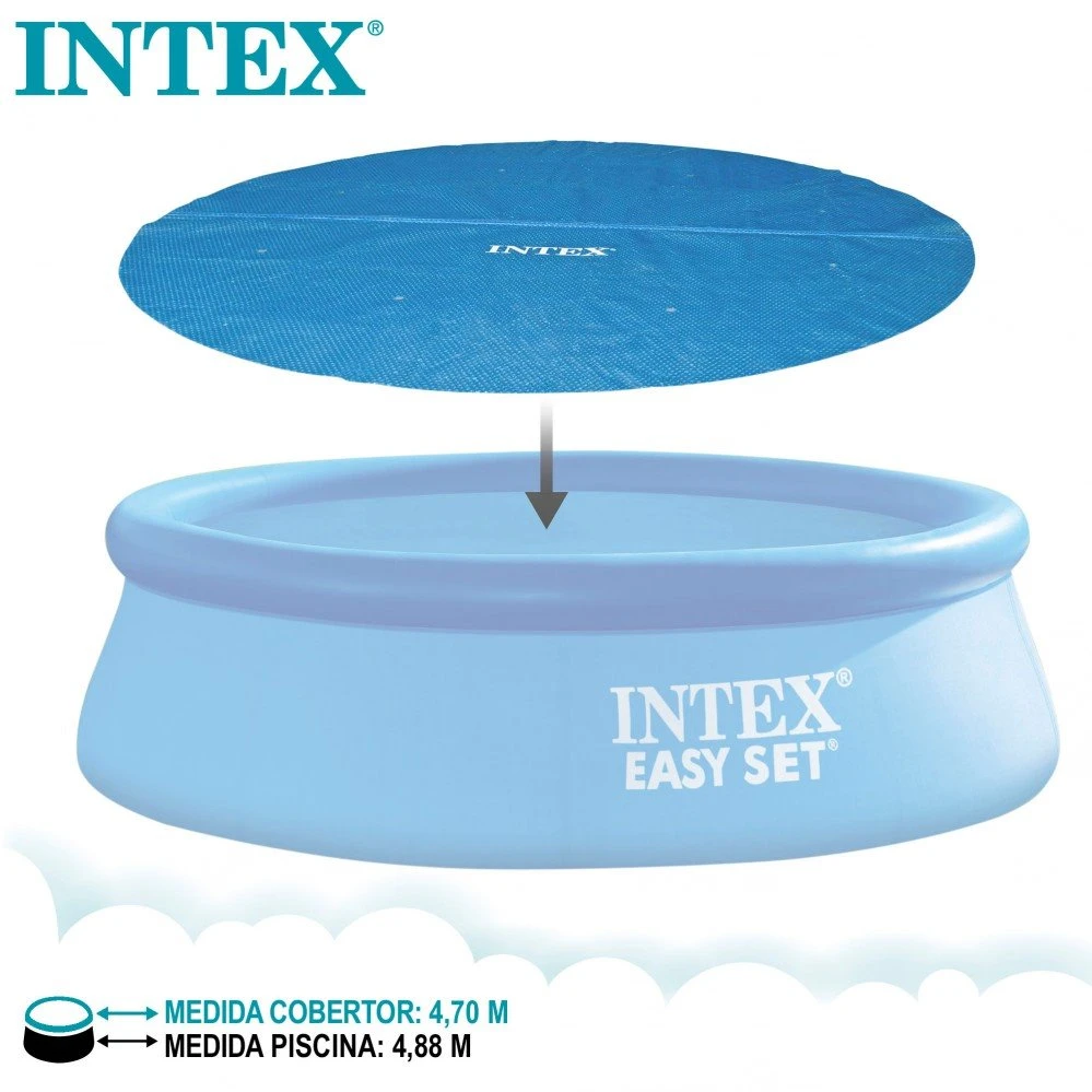 Cobertor Solar INTEX Piscinas Easy Set/Metal Frame Ø488 Cm 6 Cobertor Solar INTEX Piscinas Easy Set/Metal Frame Ø488 Cm - Imagen 4