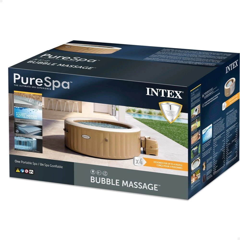 Spa Hinchable INTEX Burbujas 4 Personas 795 Litros 8 Spa Hinchable INTEX Burbujas 4 Personas 795 Litros - Imagen 6