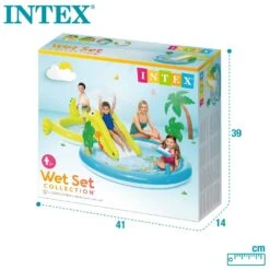 Centro De Juegos Acuático INTEX Con Tobogán -OUTSUNNY TIENDA cac20848ad87a0936a36e9ec7cb3d6ff77d121b8 655c6d8362274cf498337f359b4d2227