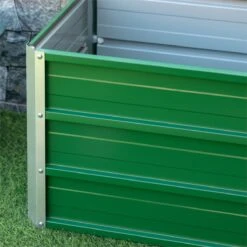 Outsunny Arriate Alto De Jardín De Acero Incluye Guantes Huerto Urbano Jardinera Macetero Rectangular Para Cultivos Plantas Flores Para Terraza Balcón 66x47x40 Cm Verde -OUTSUNNY TIENDA cae82735b2b9b8b0607bc55f0ce8557e8440d174 deb516e296d8408a8a33c93bb0c07032