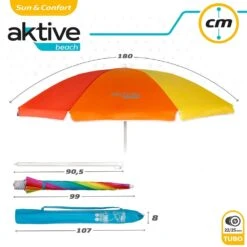 Sombrilla Playa 180 Cm Con Protección UV50 Aktive Beach 15 Sombrilla Playa 180 Cm Con Protección UV50 Aktive Beach -OUTSUNNY TIENDA cc109ac9669d6944731a54ab1650224c561b91d5 bc2dbb57a80a41e5b4a1f1fa2be650dd