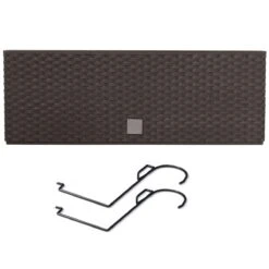 Prosperplast Jardinera Para Balcón Rato Case W , Dimensiones (Mm) 580X180X195, Color Ocre Oscuro
