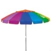 Sombrilla Playa Antiviento Ø220 Cm Multicolor C/mástil Inclinable Y Protección UV50 Aktive -OUTSUNNY TIENDA ccbddcdf90931c02a0f2c991c85da1b0bf0bd57e 0140bd0e188a43309badf14c08e8f554