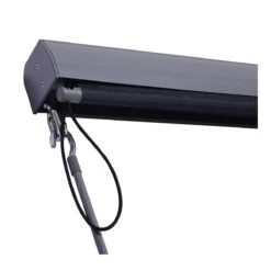 Outsunny Toldo Vertical Enrollable Con Manivela Protección UV Para Interior Y Exterior Balcón Porche Terraza 140x250 Cm Gris -OUTSUNNY TIENDA cd06267406dc5931c6cde38f7841f76d197a6d4f 88229a7f2b4944b09b8caee4ba361248