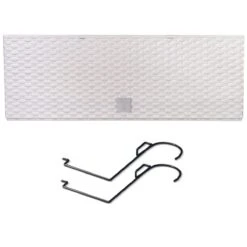 Prosperplast Jardinera Para Balcón Rato Case W , Dimensiones (Mm) 580X180X195, Color Blanco