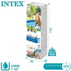 Piscina Tubular Rectangular Con Depuradora Metal Frame INTEX 17 Piscina Tubular Rectangular Con Depuradora Metal Frame INTEX -OUTSUNNY TIENDA cd48ba0f1078252beba587d4578d02c2079b6f36 09a7ccc1752a4c1bb9f89e334b4f7957