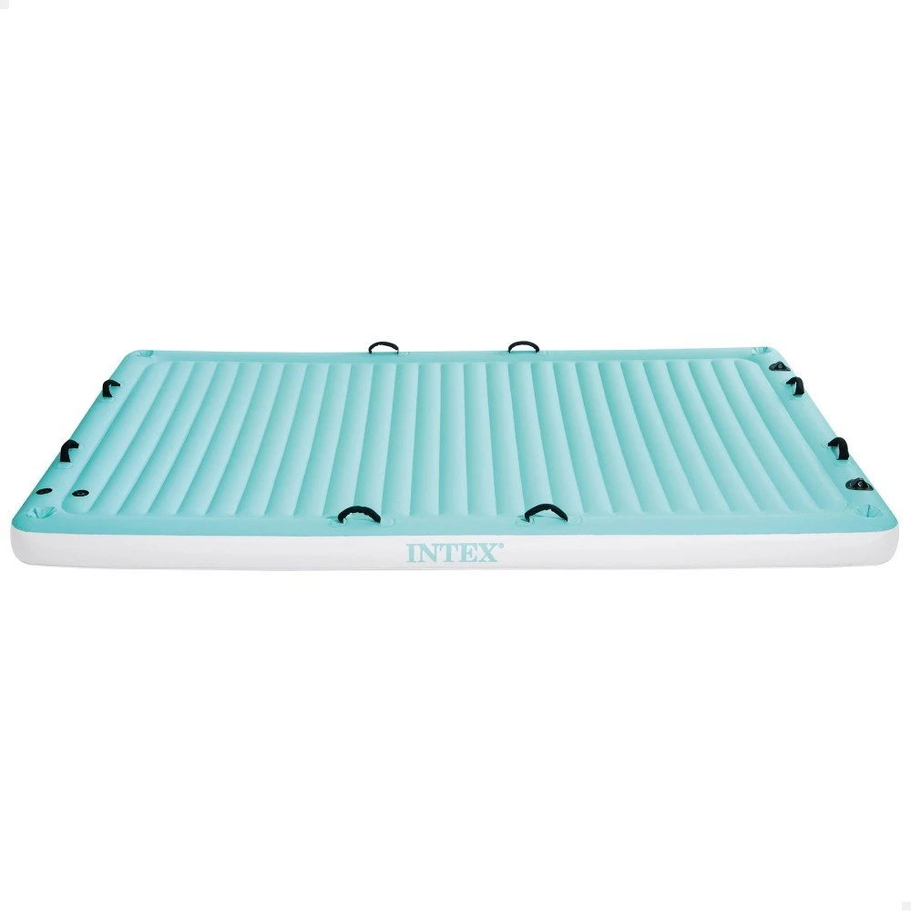 Manta Flotante Hinchable C/portabebidas Y Asas De Agarre 183x310x18 Cm INTEX 3 Manta Flotante Hinchable C/portabebidas Y Asas De Agarre 183x310x18 Cm INTEX