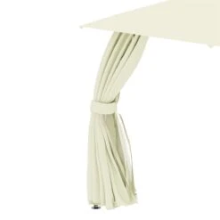 Outsunny Cenador De Jardín 4x3 M Pabellón De Exterior Con Doble Techo 4 Cortinas Laterales 4 Mosquiteras Con Cremalleras Y Marco De Acero Para Fiestas Eventos Beige -OUTSUNNY TIENDA d0d0739ac3368a37aabcef282454599c1203d97f e4ce7bf443e8423daa55ea4d3ec34088