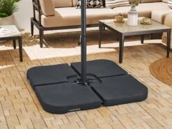 Base Para Sombrilla De Metal Negro 100 Cm VICCHIO