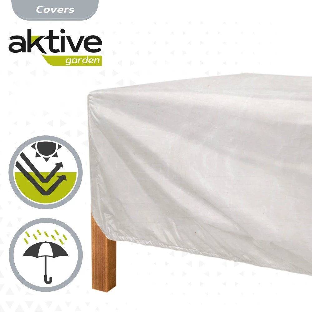 Funda Impermeable De Mesa Jardín 240x130x60 Cm Aktive Garden 7 Funda Impermeable De Mesa Jardín 240x130x60 Cm Aktive Garden - Imagen 5