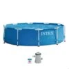 Piscina Redonda Metal Frame Intex 305x76 Cm 4485 Litros + Depuradora