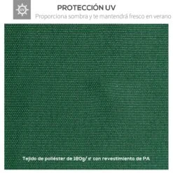 Outsunny Techo De Repuesto 2,98x2,95m Para Cenador De Jardín Cubierta De Repuesto De Gazebo Pabellón Exterior Con 8 Orificios De Drenaje Y Ventilación Verde 14 Outsunny Techo De Repuesto 2,98x2,95m Para Cenador De Jardín Cubierta De Repuesto De Gazebo Pabellón Exterior Con 8 Orificios De Drenaje Y Ventilación Verde -OUTSUNNY TIENDA d7cd2e3228cd6115d39056f216fcad80dd116061 6e2b30ae647a4d1bb6668c31f9bab14a
