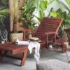 Tumbona De Jardín De Madera De Acacia Oscura TOSCANA