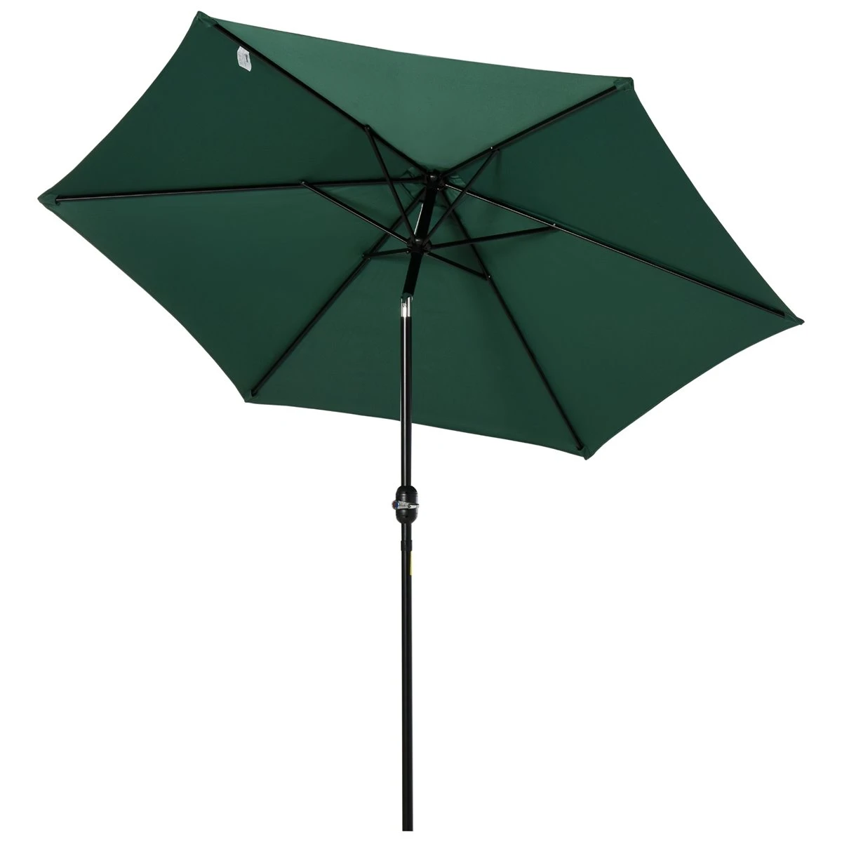 Outsunny Sombrilla Para Jardín Ø270x235 Cm Parasol De Aluminio Con Reclinable Con Manivela Y 6 Varillas Para Terraza Exterior Balcón Verde 3 Outsunny Sombrilla Para Jardín Ø270x235 Cm Parasol De Aluminio Con Reclinable Con Manivela Y 6 Varillas Para Terraza Exterior Balcón Verde