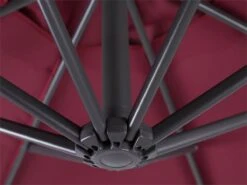 Sombrilla Voladiza De Poliéster Rojo/borgoña 300 Cm RAVENNA -OUTSUNNY TIENDA db3924bca6eae1edd0f334db0f378bbacd93985b 3d778e046d9448a2a677fbdb1452d909