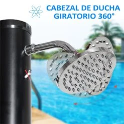Outsunny Ducha Solar De 20 Litros Para Exterior Ducha De Piscina Con Cabezal De Ducha Grifo Y Regulador De Agua Caliente Máx. 60℃ Para Jardín Patio Playa Ø11x217 Cm Negro 15 Outsunny Ducha Solar De 20 Litros Para Exterior Ducha De Piscina Con Cabezal De Ducha Grifo Y Regulador De Agua Caliente Máx. 60℃ Para Jardín Patio Playa Ø11x217 Cm Negro -OUTSUNNY TIENDA dbc736dd3a5772382691db91687f0003be341c24 6cff026a46994eb786746e02b97fd1e3