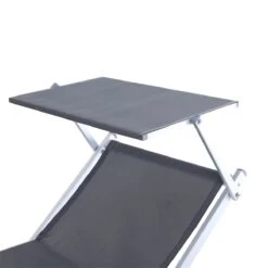 Outsunny Tumbona Plegable Y Reclinable De Aluminio Con Toldo Incorporado Para Piscina Jardín Terraza Exterior Carga 120 Kg 169x72x55/72cm Gris -OUTSUNNY TIENDA dc8cf5fb597862a2fb1058a88c0d96cdcacf0195 9b4ec9d34e2a4d73937abc7a434a67c3
