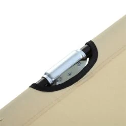 Outsunny Tumbona Plegable Reclinable Con Ángulo Ajustable De 5 Posiciones Para Jardín Exterior Piscina Terraza Camping Carga 120 Kg 190x56x28 Cm Beige -OUTSUNNY TIENDA dd369c04aa7fd9555d15788719fcb28debfab15d 6dde71f8f94248549cc579b27c0ed56f