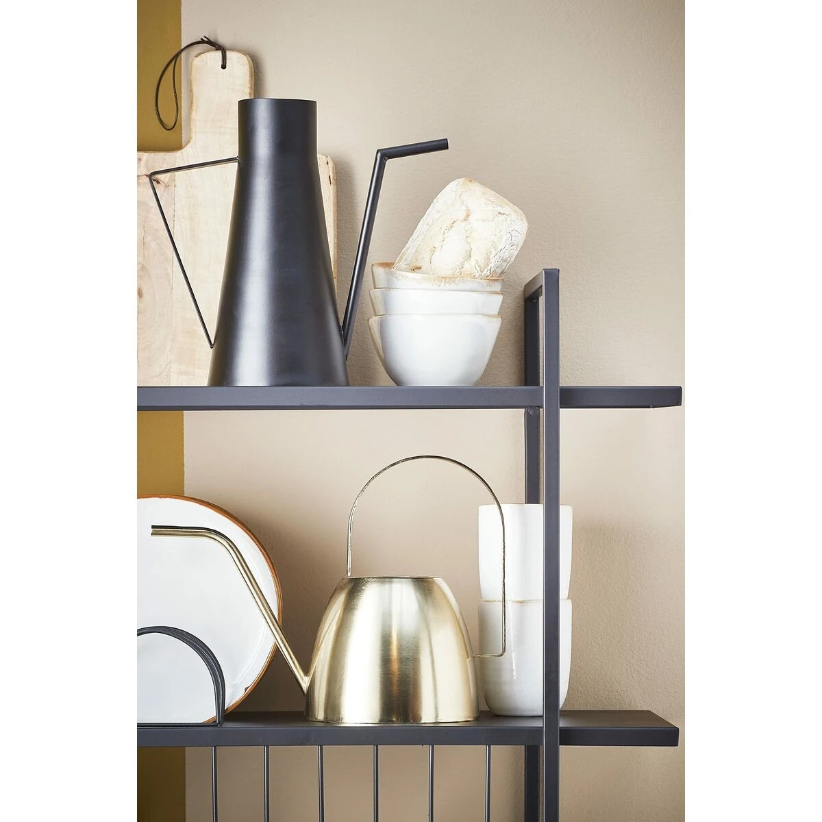 Regadera Decorativa Mica Decorations Negro Metal 4 Regadera Decorativa Mica Decorations Negro Metal - Imagen 2