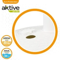 Base Para Sombrilla Circular Blanca 25-48 Mm Aktive -OUTSUNNY TIENDA e2fcddd0c48a41a14cdab8f05e16f26e74e3d4d9 9f85f25f8a7f4338962253e241f42965