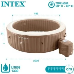 Spa Burbujas INTEX Para 8 Personas 1.339 Litros -OUTSUNNY TIENDA e3be1a7a8faecf770ef6ac105a4b8c7929f2f9e4 986f95a2ba2f429b9828ce9218cb136a