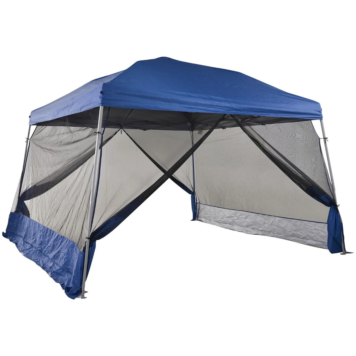 Outsunny Carpas Para Exterior Plegable Para Jardín O Camping Cenador Para Exterior Con Mosquitera 298x298x260 Cm Azul 3 Outsunny Carpas Para Exterior Plegable Para Jardín O Camping Cenador Para Exterior Con Mosquitera 298x298x260 Cm Azul