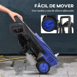 DURHAND Hidrolimpiadora Lavadora De Alta Presión 1600W Caudal 432 L/h Bomba De Aluminio Presión De 135 Bar Manguera De 6 M Incluye Botella De Jabón Boquilla Cepillo 32x24x65 Cm Azul 18 DURHAND Hidrolimpiadora Lavadora De Alta Presión 1600W Caudal 432 L/h Bomba De Aluminio Presión De 135 Bar Manguera De 6 M Incluye Botella De Jabón Boquilla Cepillo 32x24x65 Cm Azul -OUTSUNNY TIENDA e6aa8ae79a1610c2d54c492ab61fdd3b575c0940 7a80bf213144424c8c4202d56f295d27