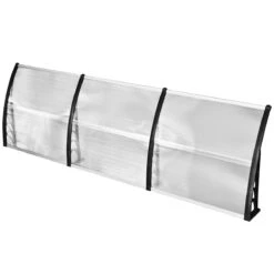 Outsunny Tejadillo De Protección Contra Sol Y Lluvia Para Puertas Ventanas Marquesina De Techo Diseño Moderno Aleación De Aluminio Duradero 90x295x23,5 Cm Transparente -OUTSUNNY TIENDA e8b843f295a5aa082c1ec7db2cf2b1ed29335759 4f88dfd1c9894ac089dec0a31dc70810
