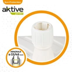 Base Para Sombrilla Cuadrada Blanca 33-48 Mm Aktive -OUTSUNNY TIENDA eacc06b39396ef8a346f09aa0f345207e38fe21d 8a11b16f5bd14725a4a9c68183a16624
