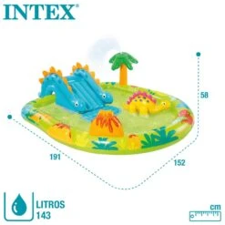 Centro De Juegos De Dinosaurios Tobogán Y Ducha INTEX -OUTSUNNY TIENDA ebb8914a4b29a597e0e4d6d37505a8178b0d8b2b def60124d1db489f9e22f0efc1f7fe9d