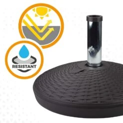 Base Para Sombrilla Circular Antracita 41-51 Mm Aktive -OUTSUNNY TIENDA ecba20813078f7f245a157f8f476118e0f84fdb8 fa8be5c8bc134420b9964f9f047b573b