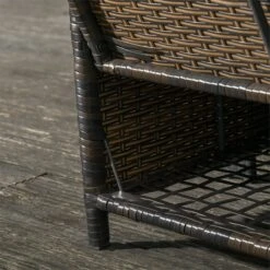 Outsunny Sofá De Ratán De 2 Plazas Con Mesitas Y Reposapiés De Almacenaje Tumbona De Jardín Con Respaldo Inclinable Y Cojines Gruesos Desenfundables 130x72x96 Cm Marrón Y Beige -OUTSUNNY TIENDA edcce90f7cd92fe441e987b0da1a0422e3a3b6a5 a327cf4a240c4c96b63767ecf93bbbe0